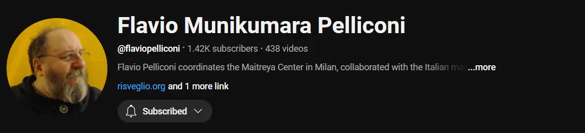 Flavio Munikumara Pelliconi youtube channel